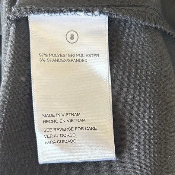 Elegant business casual women’s Black Dress size 8 - Picture 9 of 9